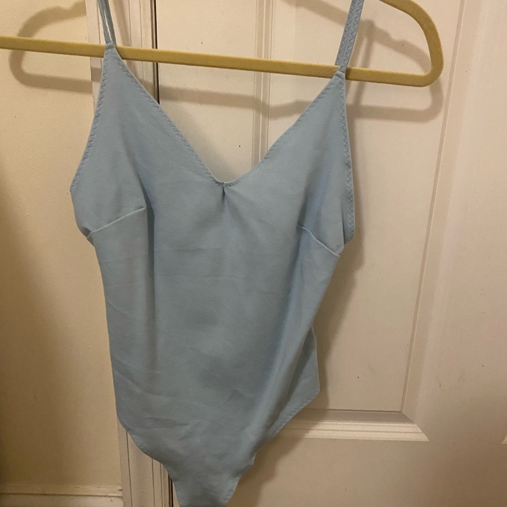 Baby blue bodysuit